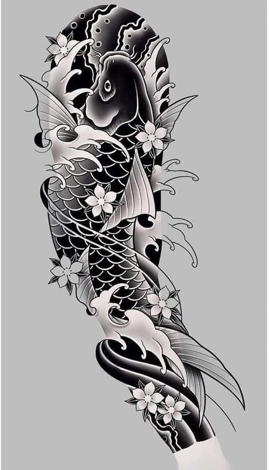 鯉魚紋身新設計，友情與陪伴的溫馨故事展