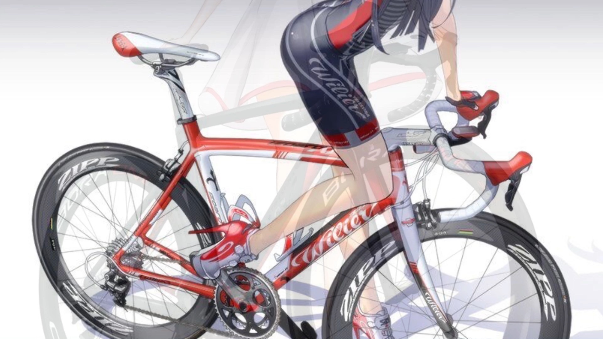 公路車動漫，高科技騎行之旅的震撼體驗