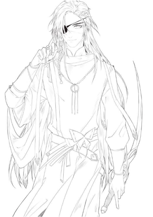 手繪動漫人物線稿，一筆一畫的自信與成就之路