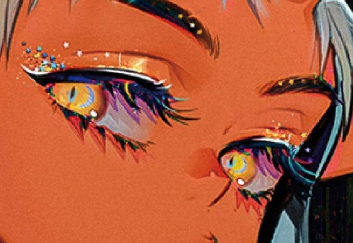 動漫眼睛圖，探尋內(nèi)心平靜的視覺之旅